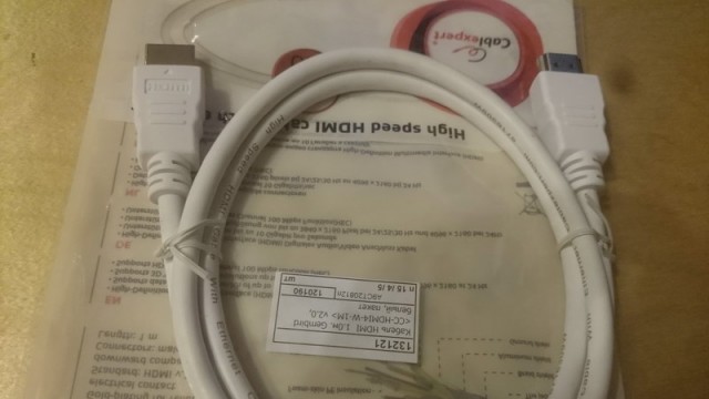 HDMI кабель Gembird CC-HDMI4-W-1M